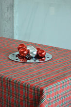 Load image into Gallery viewer, MANTEL ALGODÓN ESCOCÉS ROJO