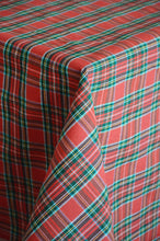 Load image into Gallery viewer, MANTEL ALGODÓN ESCOCÉS ROJO