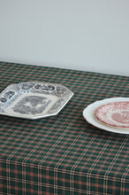 Load image into Gallery viewer, MANTEL ALGODÓN TARTÁN VERDE