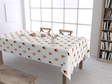 Carica l'immagine nel visualizzatore di Gallery, MANTEL ANTIMANCHAS TELA REYES MAGOS BLANCO