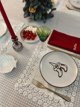 Cargar imagen en el visor de la galería, MANTEL ANTIMANCHAS VICHY GRIS