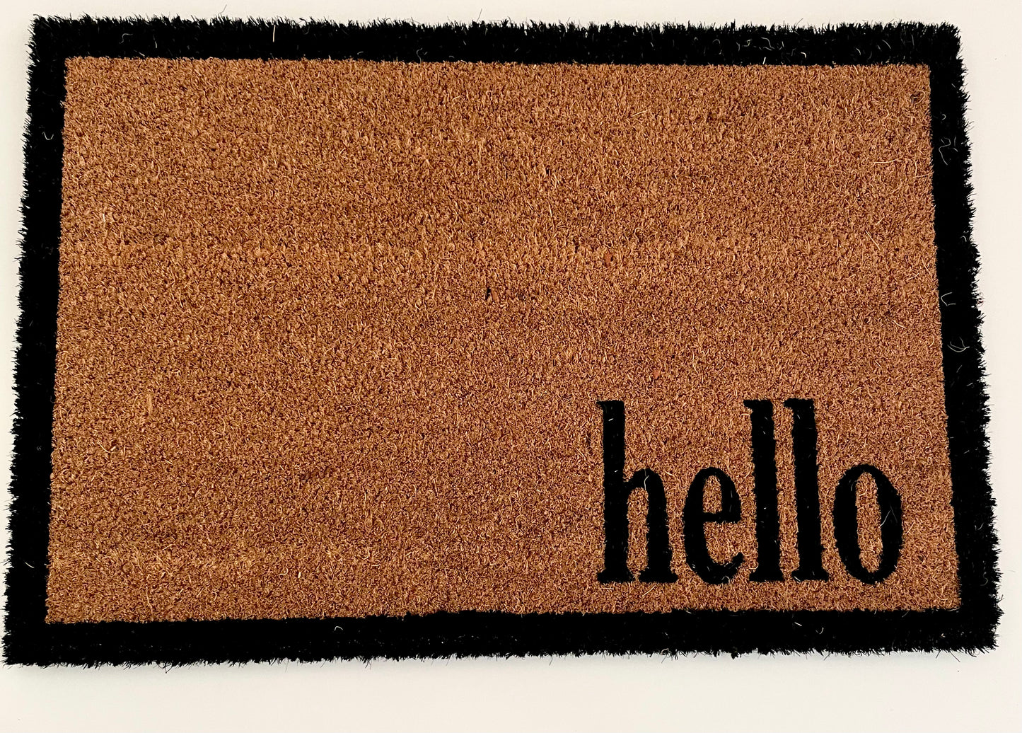 Felpudo hello