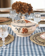 Cargar imagen en el visor de la galería, MANTEL VICHY  AZUL DENIM