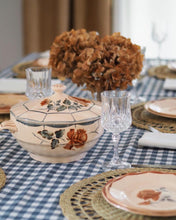 Cargar imagen en el visor de la galería, MANTEL VICHY  AZUL DENIM