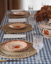 Cargar imagen en el visor de la galería, MANTEL VICHY  AZUL DENIM