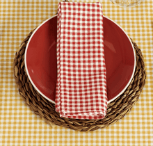 Carica l'immagine nel visualizzatore di Gallery, SERVILLETAS VICHY ROJO