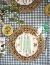Cargar imagen en el visor de la galería, MANTEL ALGODÓN VICHY VERDE