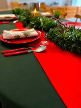 Carica l'immagine nel visualizzatore di Gallery, MANTEL ALGODÓN CHRISTMAS GREEN