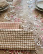 Cargar imagen en el visor de la galería, PACK SERVILLETAS VICHY BEIGE