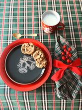 Cargar imagen en el visor de la galería, MANTEL ANTIMANCHAS TARTÁN VERDE