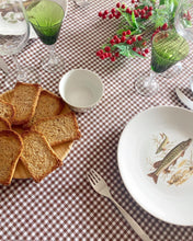 Cargar imagen en el visor de la galería, MANTEL VICHY MARRÓN