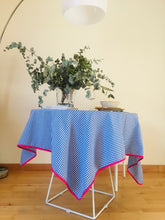 Cargar imagen en el visor de la galería, MANTEL VICHY AZUL