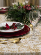 Load image into Gallery viewer, MANTEL ALGODÓN WHITE CHRISTMAS