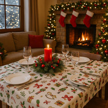 Carica l'immagine nel visualizzatore di Gallery, MANTEL ALGODÓN CHRISTMAS CLASSIC

