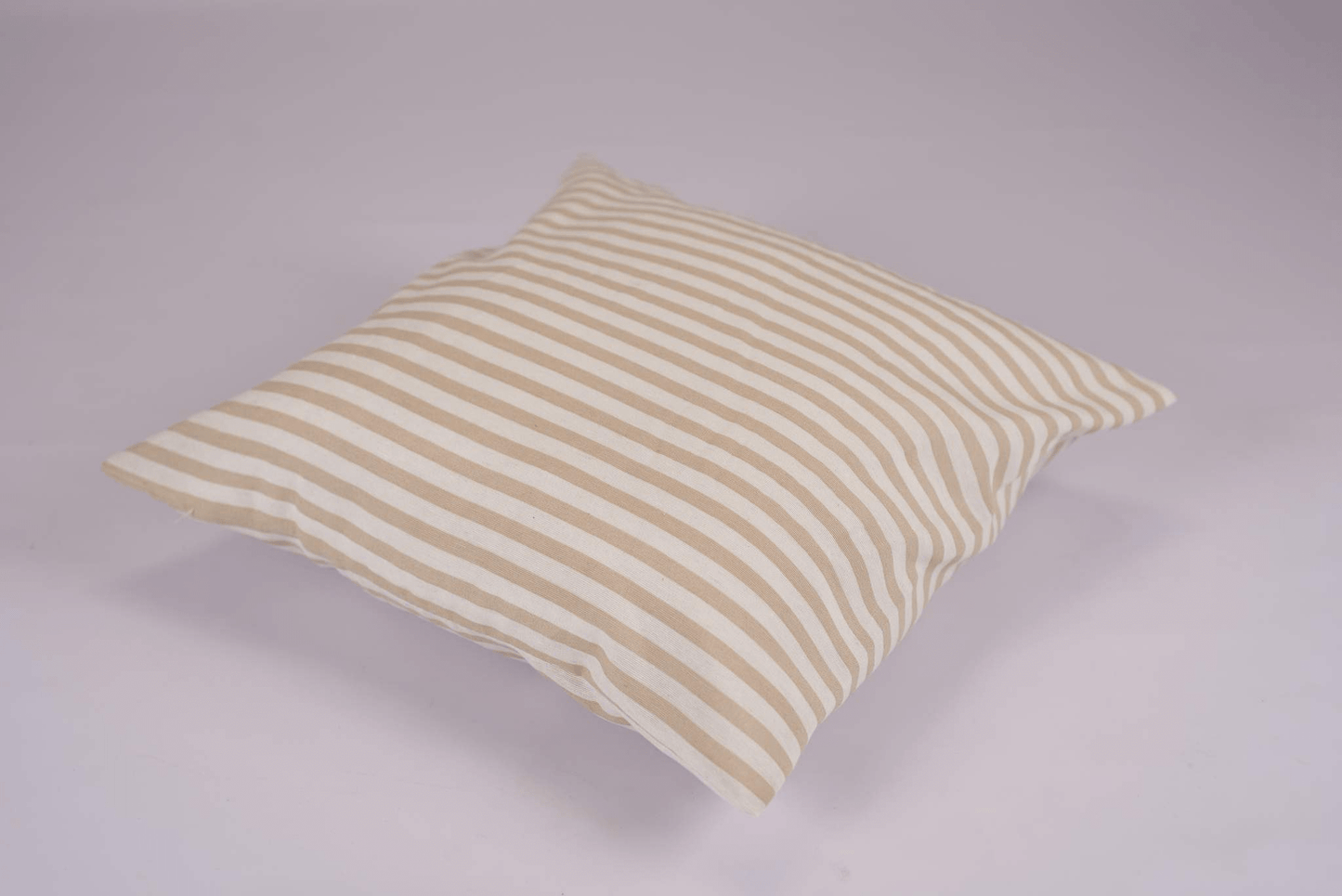 FUNDA DE COJÍN RAYAS BEIGE