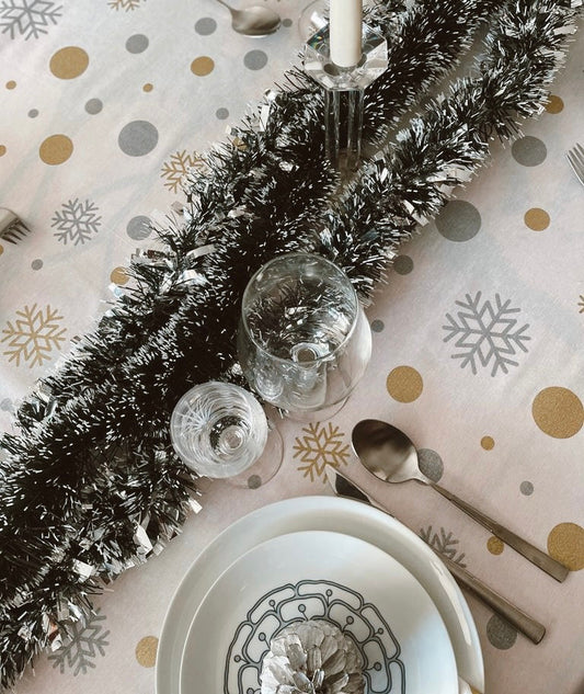 MANTEL ALGODÓN SNOWFLAKE
