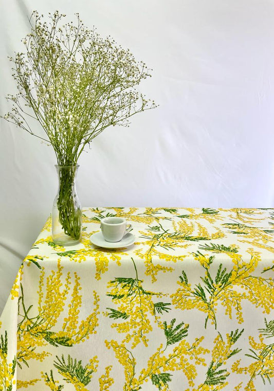 MANTEL ANTIMANCHAS MIMOSAS